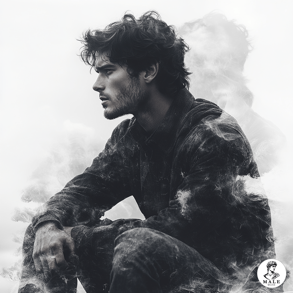 Double Exposure - Male Muse